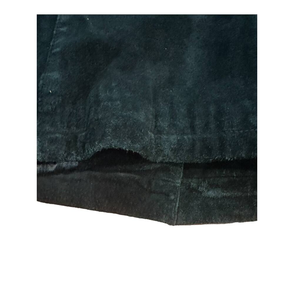Maxima/Wilsons Leather Black Suede-Like Leather Tailored Jacket - Picture 3 of 5